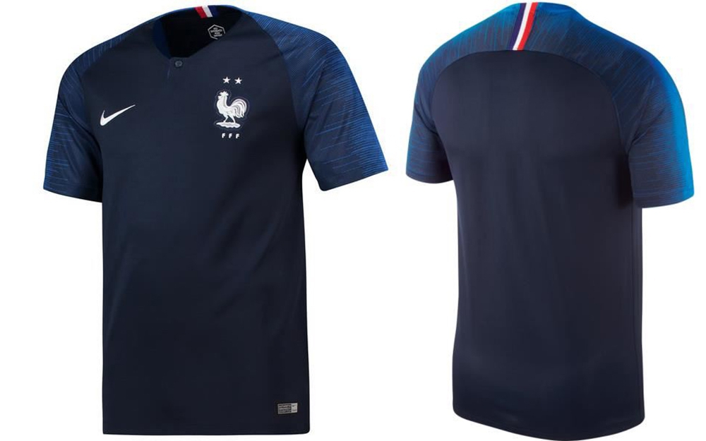 équipe de France 2 étoiles Taille S-M-L Neuf avec emballage Maillot de foot 