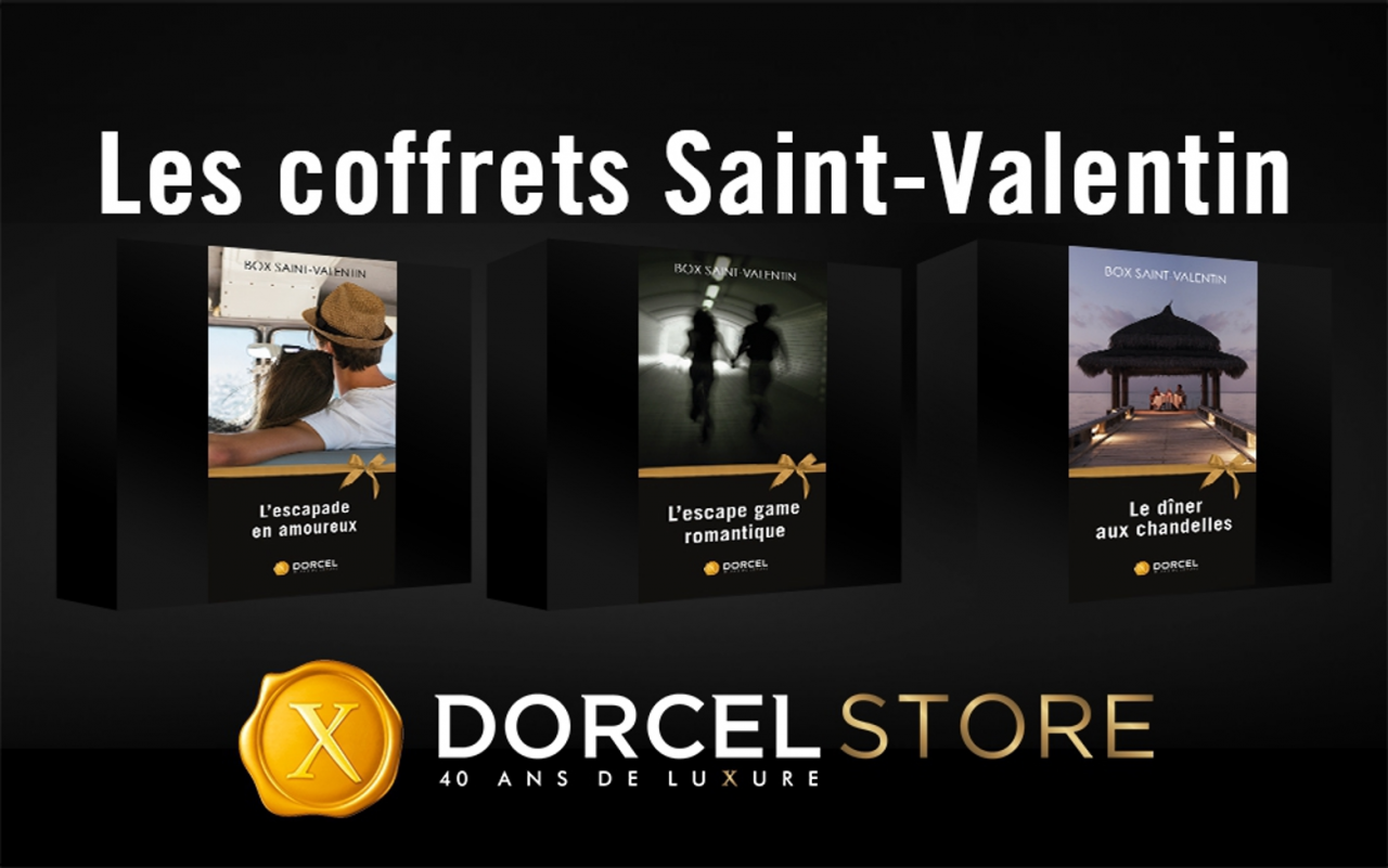 Un coffret pour couple, Dorcel - Saint-Valentin en couple : les plus beaux  cadeaux à s'offrir en duo - Elle