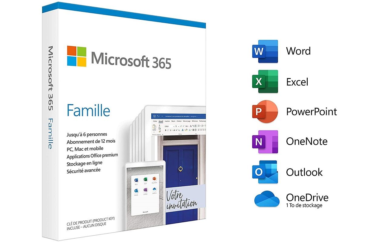 Logiciels de la suite Microsoft Office 365