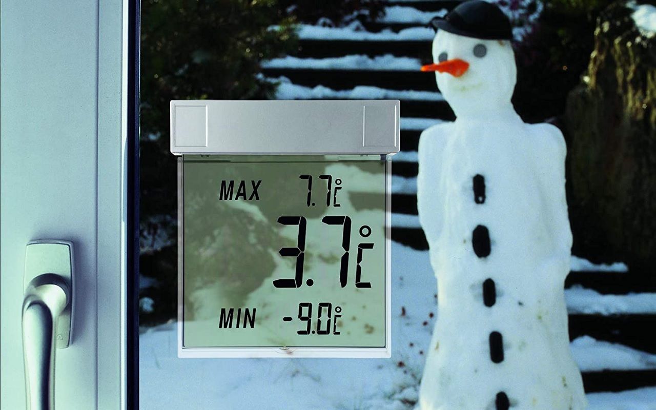 Nouveau Hiver chaud LCD numérique intérieur extérieur thermomètre