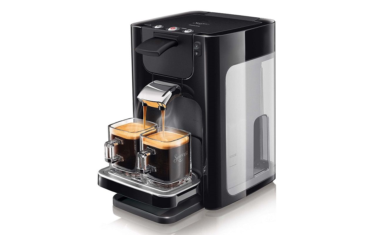 Machine à café à dosette Senseo Quadrante noire 1,2 L sur